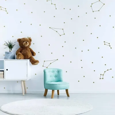 Produktbild von Decords Wandtattoo-Set mit Weltraummotiv, Modell 035-012 – Ausführung: Standardausführung