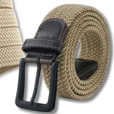 Immagine prodotto di Camerazar Cintura flessibile in maglia da uomo e da donna per pantaloni, resistente ed elegante