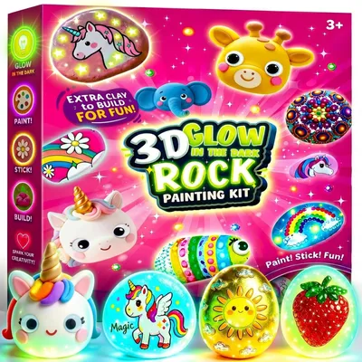 Immagine prodotto di Kit per creare oggetti a tema unicorno, ideale per bambine di 6, 7, 8, 9 e 10 anni. Set per decorare con perline a tema unicorno. Giocattoli a tema unicorno adatti a bambine dai 5, 6, 7 anni. Regali di Pasqua per bambine di 5, 6, 7, 8, 9 e 10 anni. Colore: rosa