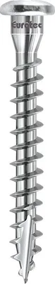 Produktbild von Eurotec Winkelbeschlagsschraube, Stahl blau verzinkt - Größe: 5,0 x 35 mm - Menge: 250 Stück