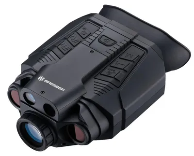 Immagine prodotto di Bresser Optics JUNIOR Explorer 200RF, binocolo, nero, plastica, con illuminazione a LED, portata 200 metri, distanza massima di osservazione 200 metri