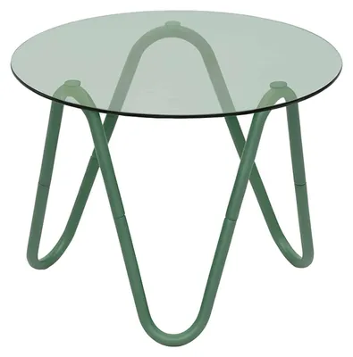 Produktbild von Leitmotiv - Beistelltisch Ventana Round - Dschungelgrün - Ø50cm