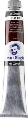 Image de Van Gogh peinture à l'huile tube 60 ml Umbra brûlé 409