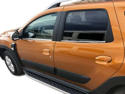 Zdjęcie produktu dla Listwy okienne ze stali nierdzewnej chrom do DACIA DUSTER II | od 2018> | zestaw 4-częściowy