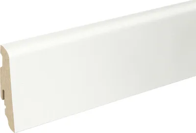 Produktbild von FN Neuhofer Fußleiste 240 cm 58 x 19 mm weiß