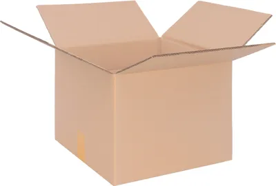 Produktbild von verpacking 200 Faltkartons 395 x 395 x 290 mm Braun (Außenmaß 400 x 400 x 300 mm) variable Höhe bei 100 und 200 mm KK 92 1-wellig Versandkarton für mittelgroße Waren DHL Paket DPD GLS Hermes Kartons
