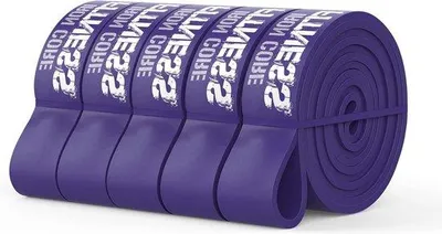 Produktbild von Famanu Widerstandsband 5 Pack - Lila für Männer und Frauen