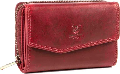 Produktbild von MATADOR SEVILLA Damen Leder Geldbörse Geldtasche RFID Rot