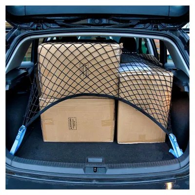 Produktbild von Gepäcknetz für den Kofferraum 120x100 cm mit 4 Spanngurten