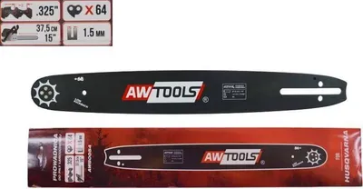 Obrázek produktu pro Awtools prowadnica do piły 38cm/64/325"/1,5mmdo husqvarna / black line