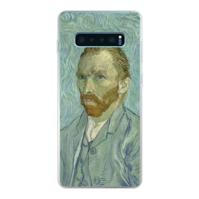 Produktbild von MuchoWow® Handyhülle Schutzhülle Hülle für Samsung Galaxy S10 Plus Selbstporträt - Vincent van Gogh Silikon Softcase Handy Hülle - Schutzhülle