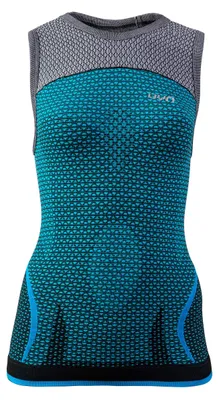 Productafbeelding van UYN dames hardloopshirt, model Lady Running Alpha OW, singlet, kleur: Surf/Paloma, maat: XS, artikelnummer: O101263