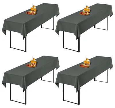 Produktbild von Set mit 4 Bierdeckchen, Anthrazitfarben