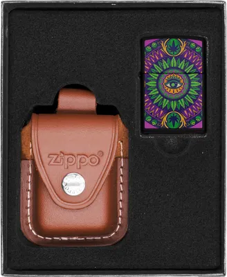 Produktbild von Feuerzeug-Set ZIPPO  CANNABIS PATTERN Geschenk No4