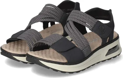 Produktbild von Rieker Damen Sandalen Blau Textil Synthetik Mix Größe: 39