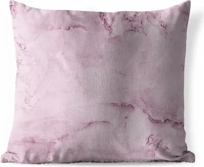 Produktbild von MuchoWow® Outdoor Kissen - Marmor - Rosa - Luxus - 50x50 cm - Wetterfest - Lounge Kissen - Komfortabel - Kissen mit Bild