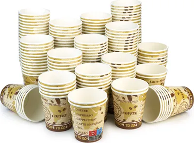 Produktbild von 1280x Pappbecher, Kaffeebecher mit 175 ml Füllvolumen