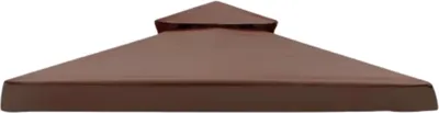 Zdjęcie produktu dla Wymienny dach namiotu imprezowego Opulence 3x3 m - Wodoodporny dach pawilonu - Brązowy - Namiot imprezowy Pop-up - Outdoor & Garden