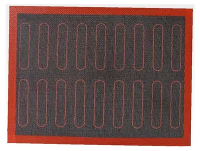 Produktbild von Perforierte Silikon-Backmatte, Antihaftbeschichtet, Wiederverwendbar, Zum Backen von Brot, Pizza, Keksen