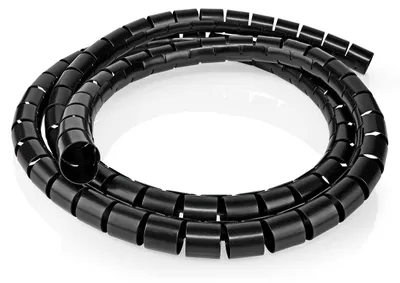 Produktbild von Nedis Kabelmanagement - Spiralhülse - 1 Stück - max. Kabeldicke: 100 mm - PVC - Schwarz