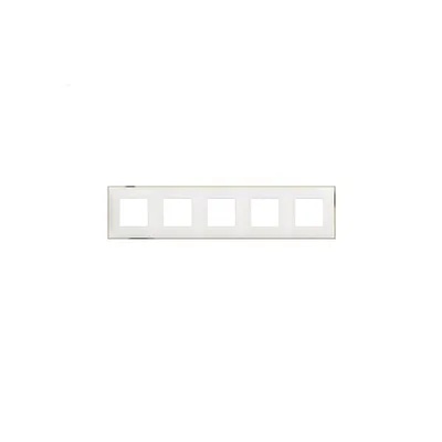 Image de Cinq cadres Classia Legrand - blanc avec chrome