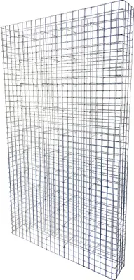 Produktbild von Gabione feuerverzinkt 117 cm x 200 cm x 22 cm, Maschenweite 5 cm x 5 cm, fertig geschweißt