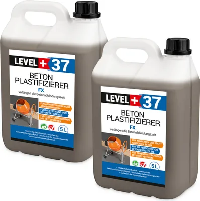 Produktbild von Beton Zusatzmittel 10L Betonverflüssiger Plastifizierer Estrich Level+ FX RM37