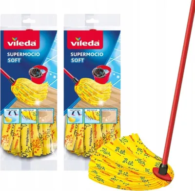 Produktbild von Vileda 4023103094192, Wischbezug, Rot, Gelb, Viskose, 1 Stück(e)