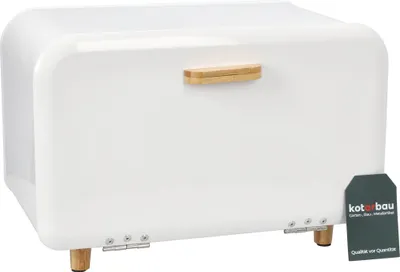 Immagine prodotto di KOTARBAU® Contenitore per il pane smaltato bianco lucido