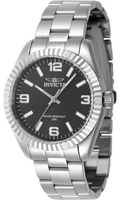 Produktbild von Invicta Specialty 47463 Damenarmbanduhr - Quartz Bewegung - Edelstahl mit schwarzem Zifferblatt - 36 mm