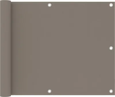 Zdjęcie produktu dla Maison Exclusive – osłona balkonowa Taupe 75 x 300 cm Tkanina Oxford