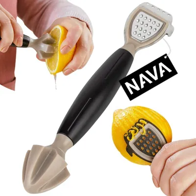 Produktbild von NAVA Zitruspresse Zitronenpresse Orangenpresse Handentsafter Saftpresse MISTY 21 cm