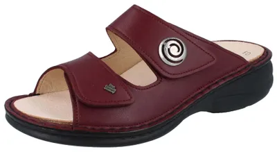 Produktbild von FINN COMFORT Colina Damen Pantolette rot bordo Glattleder - Größe: 42