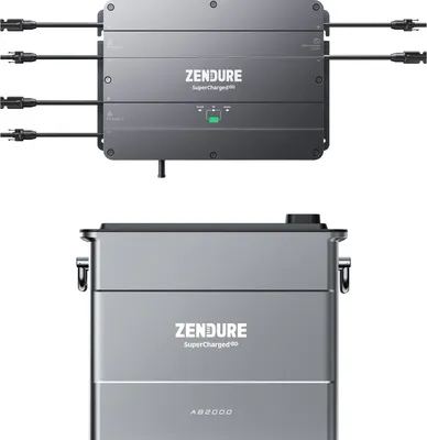 Produktbild von Zendure SolarFlow Set 1,92kWh Smart PV Hub 1x AB2000 Erweiterungsbatterie (0% MwSt nach §12 Abs.3 UstG)