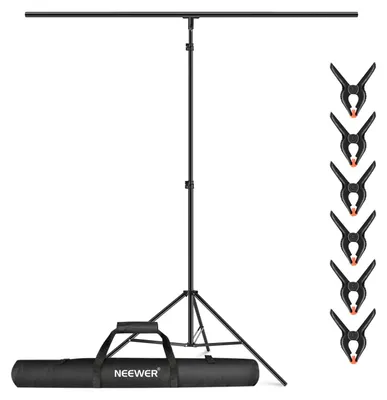 Productafbeelding van NEEWER vormbare achtergrond met statief, 2,6 meter hoog, verstelbaar