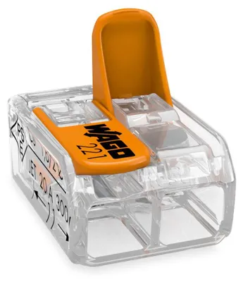 Verbindungsklemme 2-Leiter, 0,14–4 mm², 32 A, 100 St.