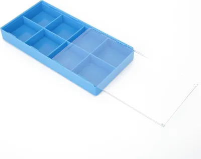 Produktbild von Kunststoff-Uhrenteile Aufbewahrungsbox Organizer Uhrmacher Reparaturwerkzeug Aufbewahrungsschale (8 Raster)