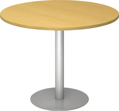 Immagine prodotto di BISTRO F100R S - Tavolo da conferenza System in faggio argento Ø 100