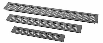 Produktbild von Aluminium Lüftungsgitter Stegblech Belüftungsgitter Belüftung Lüftungsblech 50mm Anthrazit 25cm