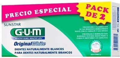 Obrázok produktu pre Sunstar Gum Original biela zubná pasta 2 x 75 ml