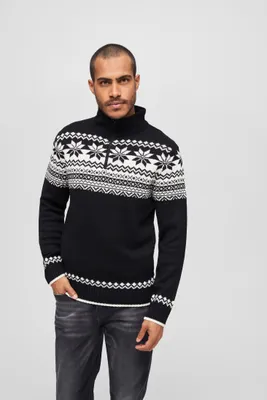 Produktbild von Brandit Norwegian Wollpullover Größe 5XL Farbe Schwarz