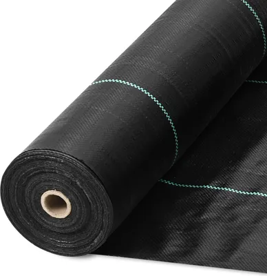 Produktbild von SucceBuy 3FTx250FT Hochwertiges, strapazierfähiges Unkrautvlies für die Landschaftsgestaltung, 5OZ gewebtes Geotextilgewebe unter Kies, hohe Durchlässigkeit für Unkrautblocker