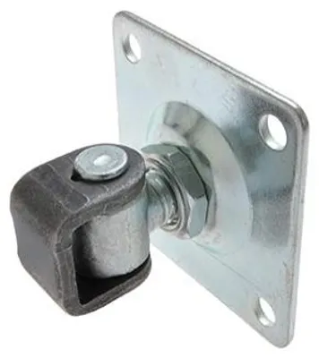 Produktbild von Zawias regulowany M20 mit Platte 100x100 mm weiß verzinkt Tragkraft 120 kg