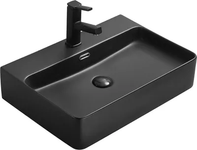 Immagine prodotto di Mexen Lara lavabo da appoggio 60 x 42 cm, nero opaco - 21166085