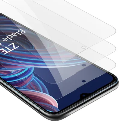 Produktbild von Cadorabo 3x Panzer Folie für ZTE Blade A72 5G Schutzfolie in Transparent Folie Tempered Display-Schutzglas