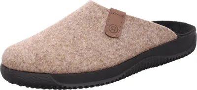 Produktbild von Rohde Herren Hausschuh Softfilz Pantoffel in Komfortweite Soltau-H 2782, Größe:43 EU, Farbe:Beige