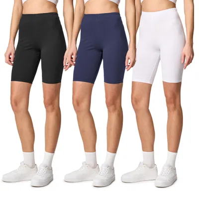 Produktbild von Merry Style Damen Kurze Leggings aus Baumwolle (Schwarz/Navy/Weiß, S) MS10-200