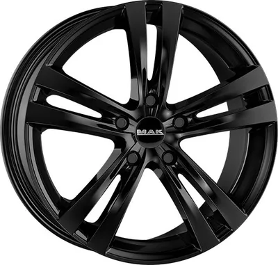 Image de Jantes en alliage MAK ZENITH 7x17 5x112 ET 42 NOIR BRILLANT