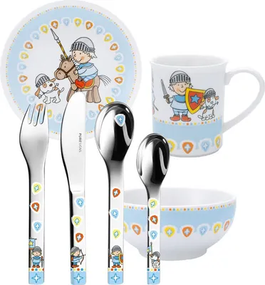 Imagen del producto de PURESIGNS, juego de cubiertos para niños "Miko", 7 piezas, modelo 108660