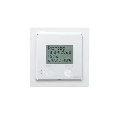 Immagine prodotto di Orologi a sensore wireless Eltako termoigrostato FUTH55ED/12-24VUC-wg (30055801)
